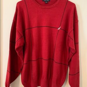Nautica Red Men's Sweater